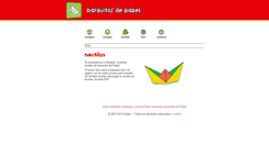 Desktop Screenshot of barquitosdepapel.com