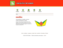 Tablet Screenshot of barquitosdepapel.com